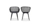 QX-1001-02 Piazza Outdoor Chair Black - Set Of Two