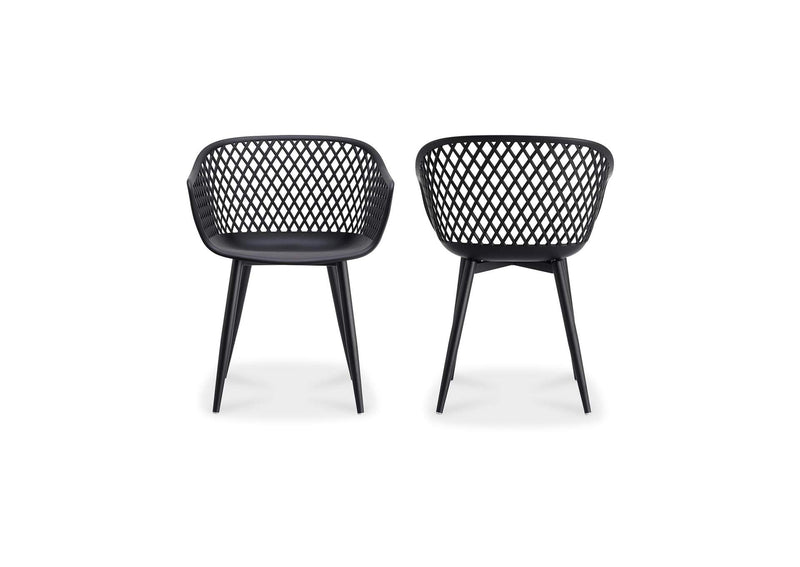 QX-1001-02 Piazza Outdoor Chair Black - Set Of Two