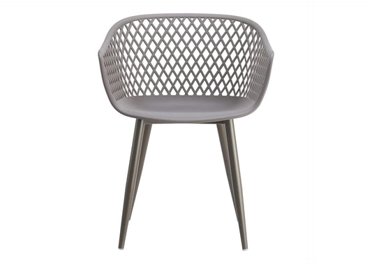 QX-1001-15 Piazza Outdoor Chair Grey - Set Of Two