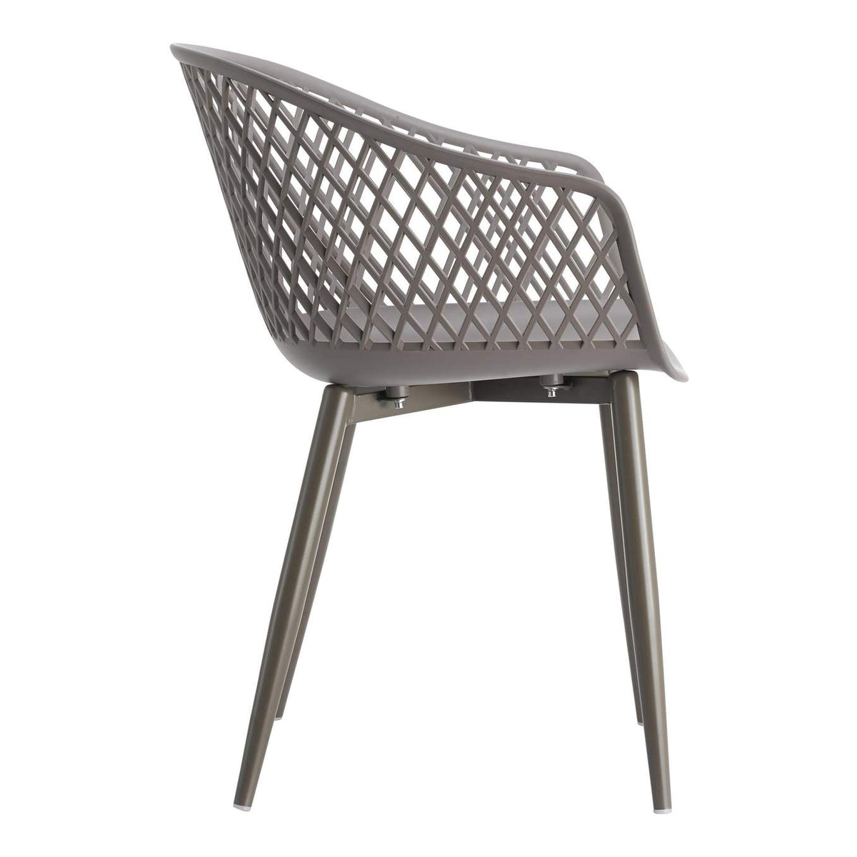QX-1001-15 Piazza Outdoor Chair Grey - Set Of Two
