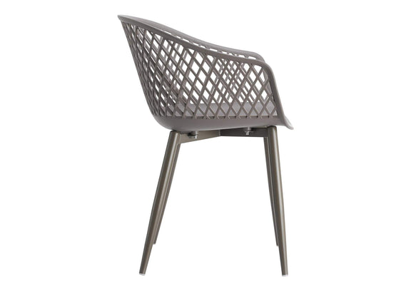 QX-1001-15 Piazza Outdoor Chair Grey - Set Of Two