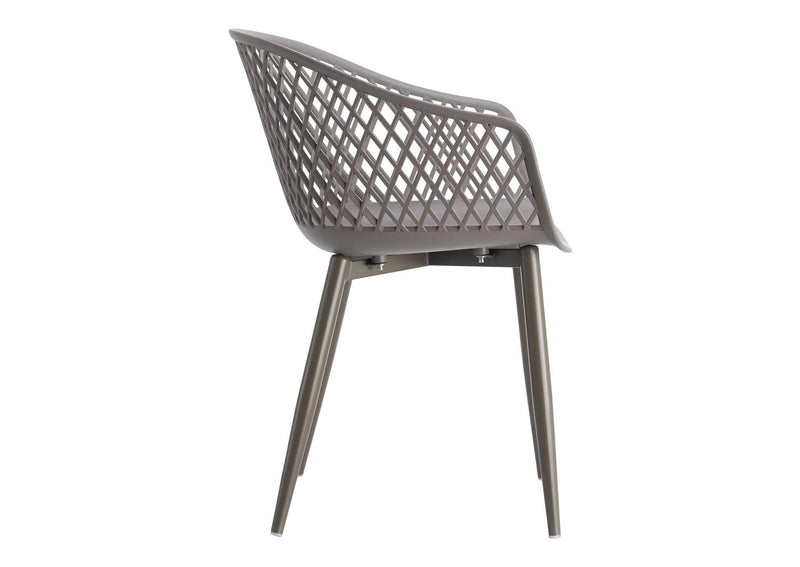QX-1001-15 Piazza Outdoor Chair Grey - Set Of Two