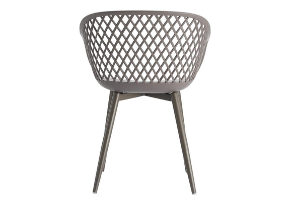 QX-1001-15 Piazza Outdoor Chair Grey - Set Of Two