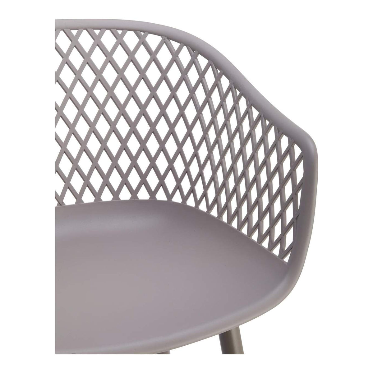 QX-1001-15 Piazza Outdoor Chair Grey - Set Of Two