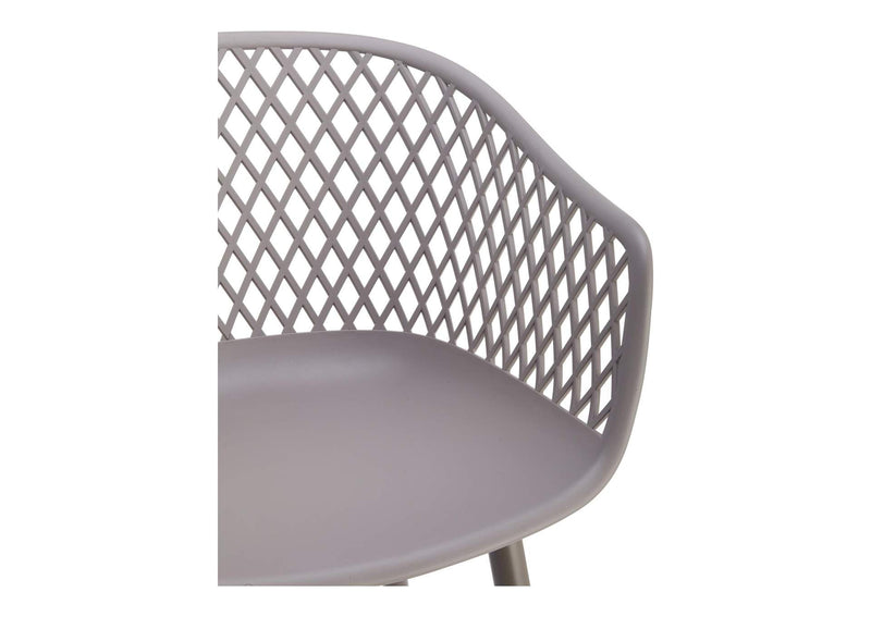 QX-1001-15 Piazza Outdoor Chair Grey - Set Of Two