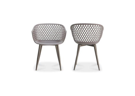 QX-1001-15 Piazza Outdoor Chair Grey - Set Of Two