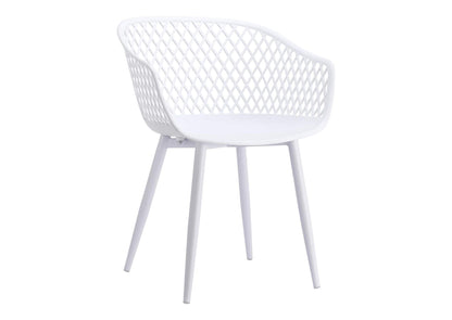 QX-1001-18 Piazza Outdoor Chair White - Set Of Two