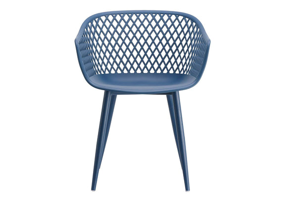 QX-1001-26 Piazza Outdoor Chair Blue - Set Of Two