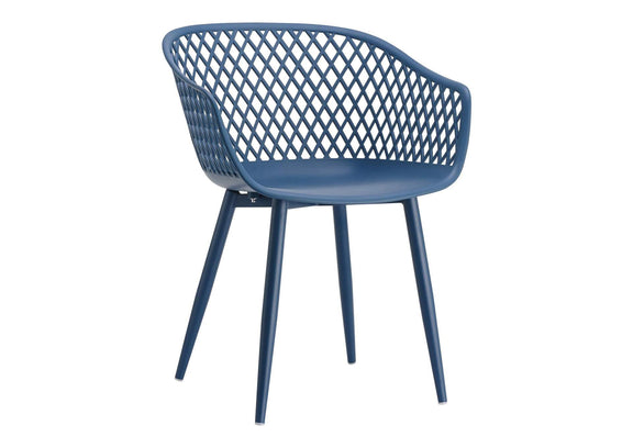 QX-1001-26 Piazza Outdoor Chair Blue - Set Of Two