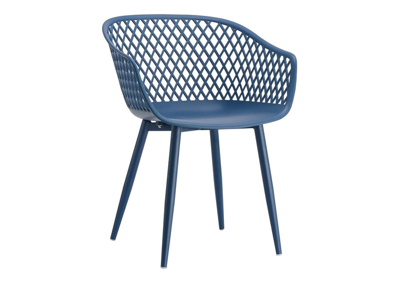 QX-1001-26 Piazza Outdoor Chair Blue - Set Of Two