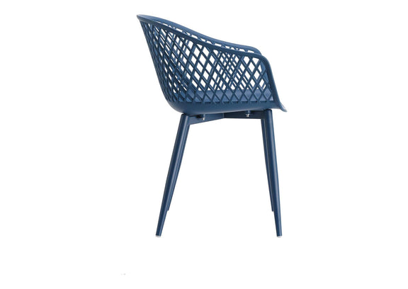 QX-1001-26 Piazza Outdoor Chair Blue - Set Of Two