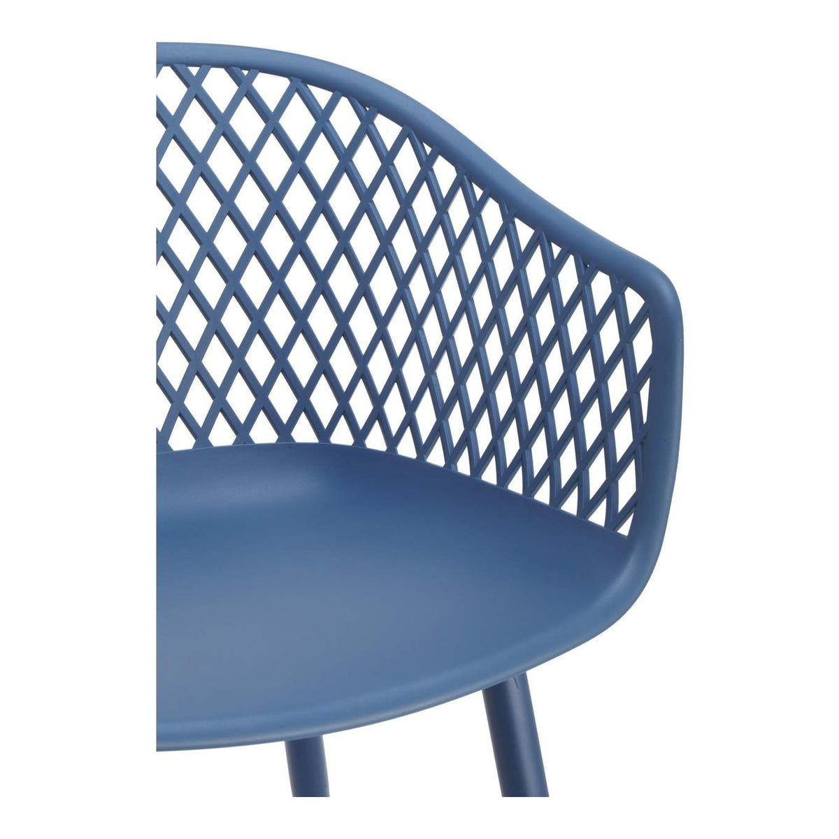 QX-1001-26 Piazza Outdoor Chair Blue - Set Of Two