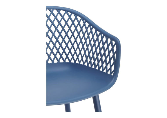 QX-1001-26 Piazza Outdoor Chair Blue - Set Of Two