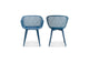 QX-1001-26 Piazza Outdoor Chair Blue - Set Of Two