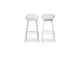QX-1004-18 Piazza Outdoor Barstool White - Set Of Two