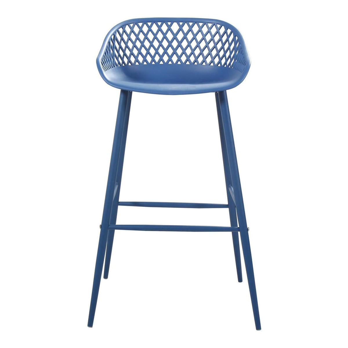QX-1004-26 Piazza Outdoor Barstool Blue - Set Of Two
