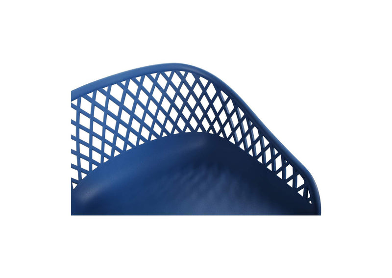 QX-1004-26 Piazza Outdoor Barstool Blue - Set Of Two