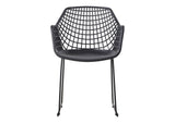 QX-1007-02 Honolulu Chair Black - Set Of Two