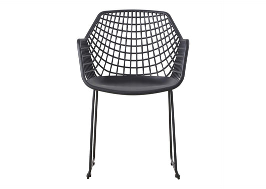 QX-1007-02 Honolulu Chair Black - Set Of Two