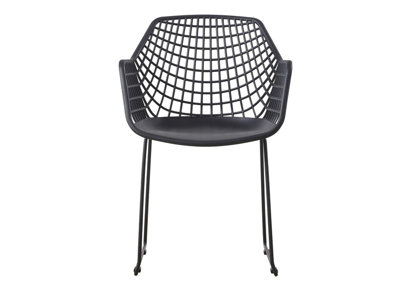 QX-1007-02 Honolulu Chair Black - Set Of Two
