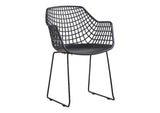 QX-1007-02 Honolulu Chair Black - Set Of Two