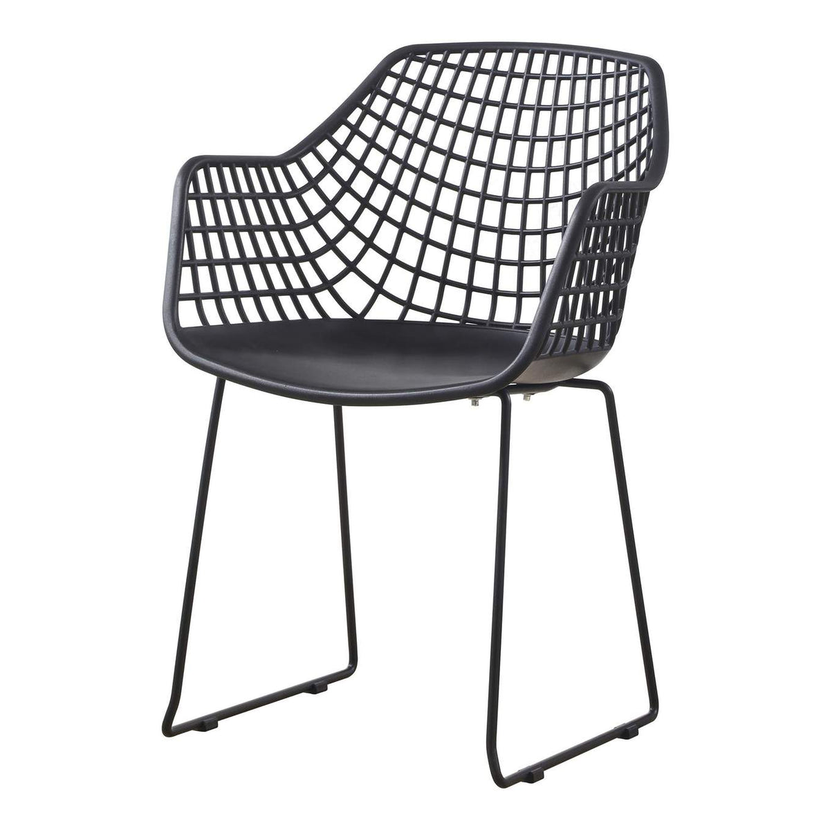 QX-1007-02 Honolulu Chair Black - Set Of Two
