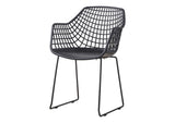 QX-1007-02 Honolulu Chair Black - Set Of Two