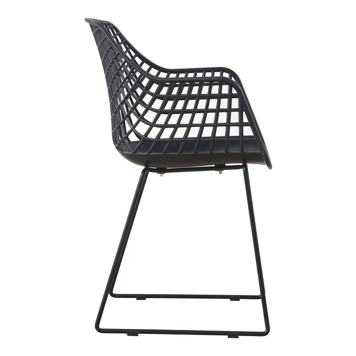 QX-1007-02 Honolulu Chair Black - Set Of Two