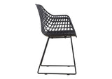 QX-1007-02 Honolulu Chair Black - Set Of Two