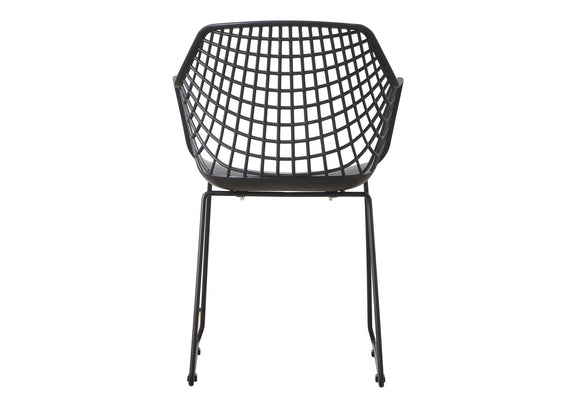 QX-1007-02 Honolulu Chair Black - Set Of Two