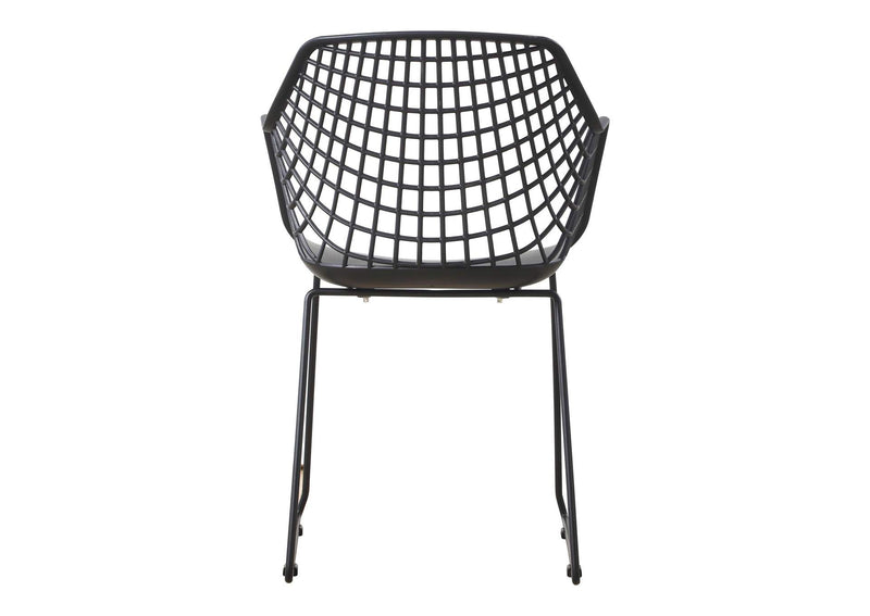 QX-1007-02 Honolulu Chair Black - Set Of Two