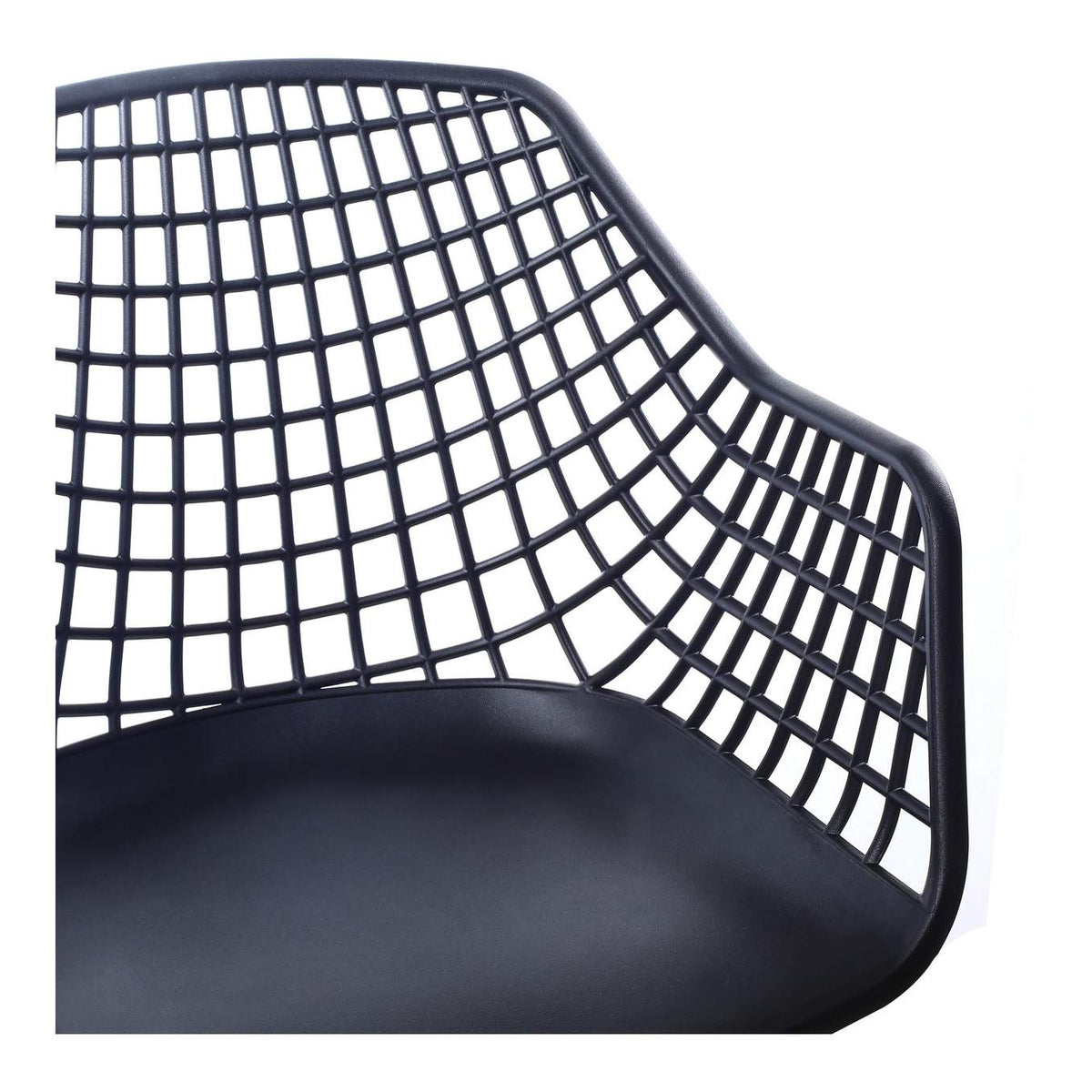 QX-1007-02 Honolulu Chair Black - Set Of Two