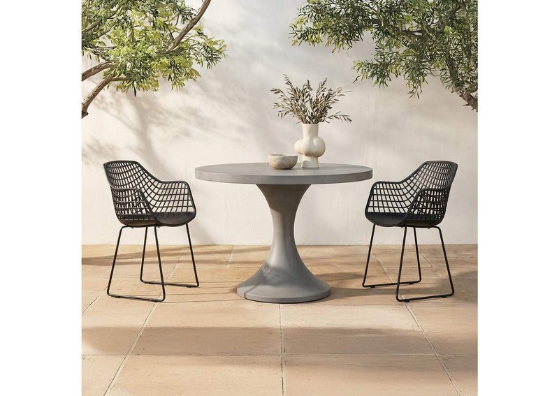 QX-1007-02 Honolulu Chair Black - Set Of Two