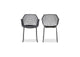 QX-1007-02 Honolulu Chair Black - Set Of Two