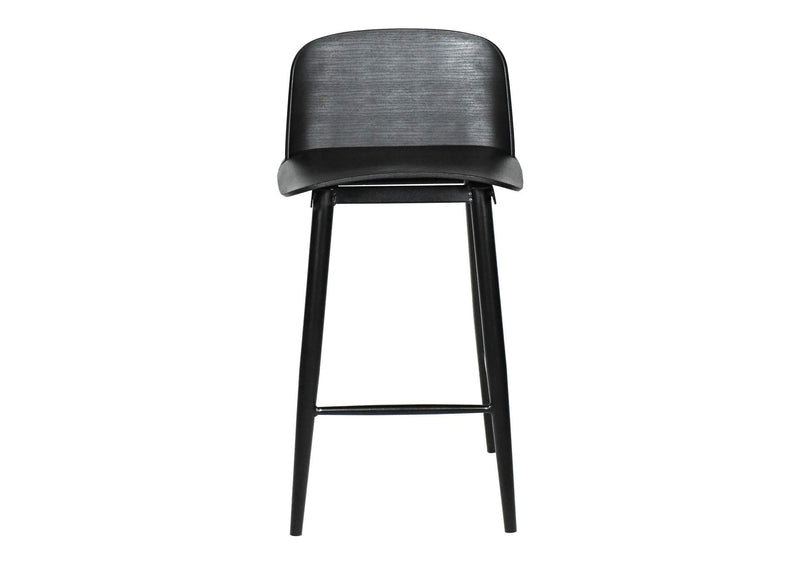 QX-1008-02 Looey Counter Stool Black - Set Of Two