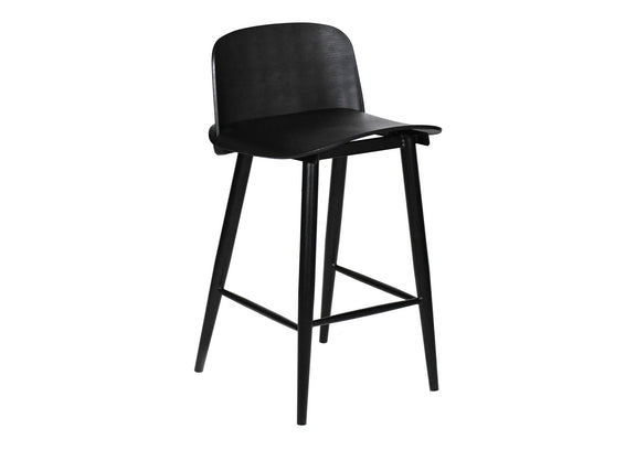 QX-1008-02 Looey Counter Stool Black - Set Of Two