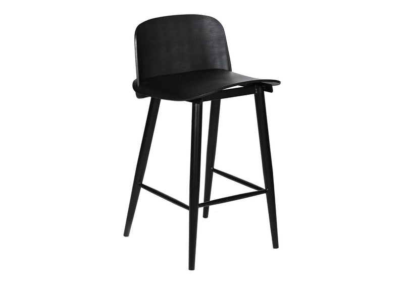 QX-1008-02 Looey Counter Stool Black - Set Of Two