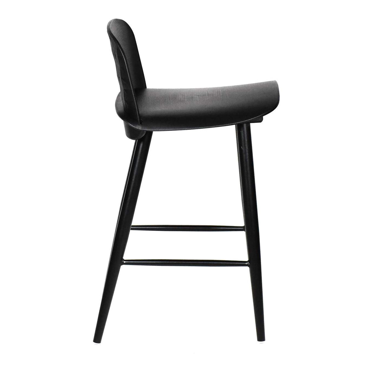 QX-1008-02 Looey Counter Stool Black - Set Of Two