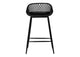 QX-1009-02 Piazza Outdoor Counter Stool Black - Set Of Two