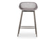 QX-1009-15 Piazza Outdoor Counter Stool Grey - Set Of Two