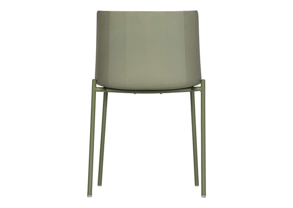 QX-1010-16 Silla Outdoor Dining Chair Sage Green - Set Of Two
