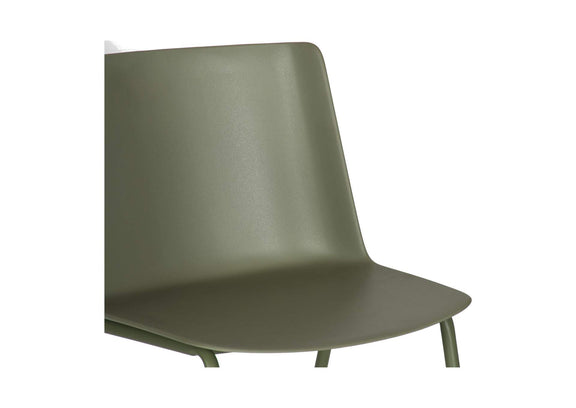 QX-1010-16 Silla Outdoor Dining Chair Sage Green - Set Of Two