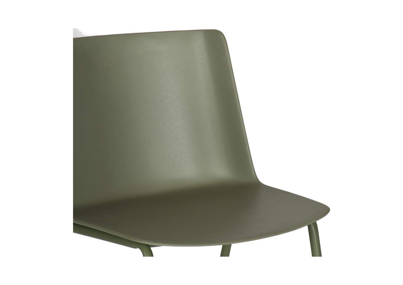 QX-1010-16 Silla Outdoor Dining Chair Sage Green - Set Of Two