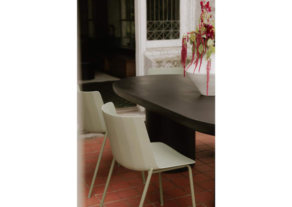 QX-1010-16 Silla Outdoor Dining Chair Sage Green - Set Of Two