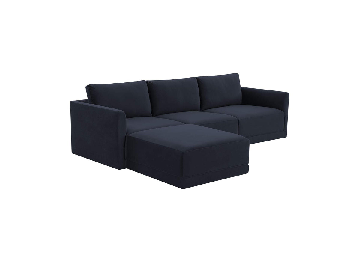 REN-L03130-SEC Willow Navy Modular Sectional