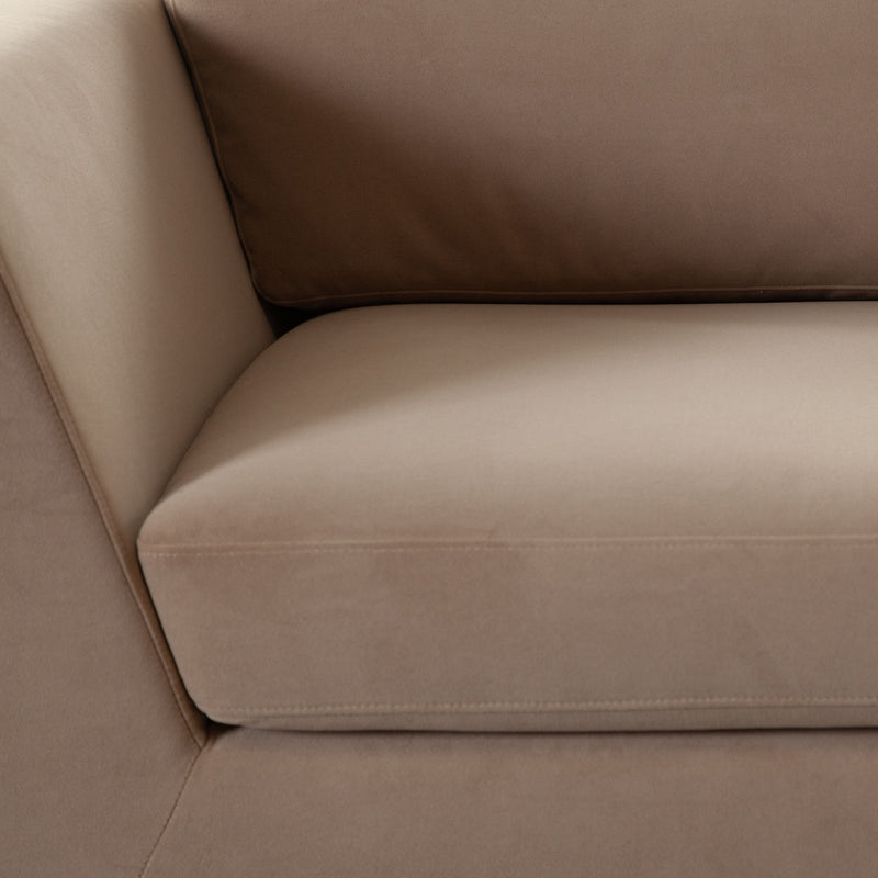 Rift Chair in Camel Performance Velvet