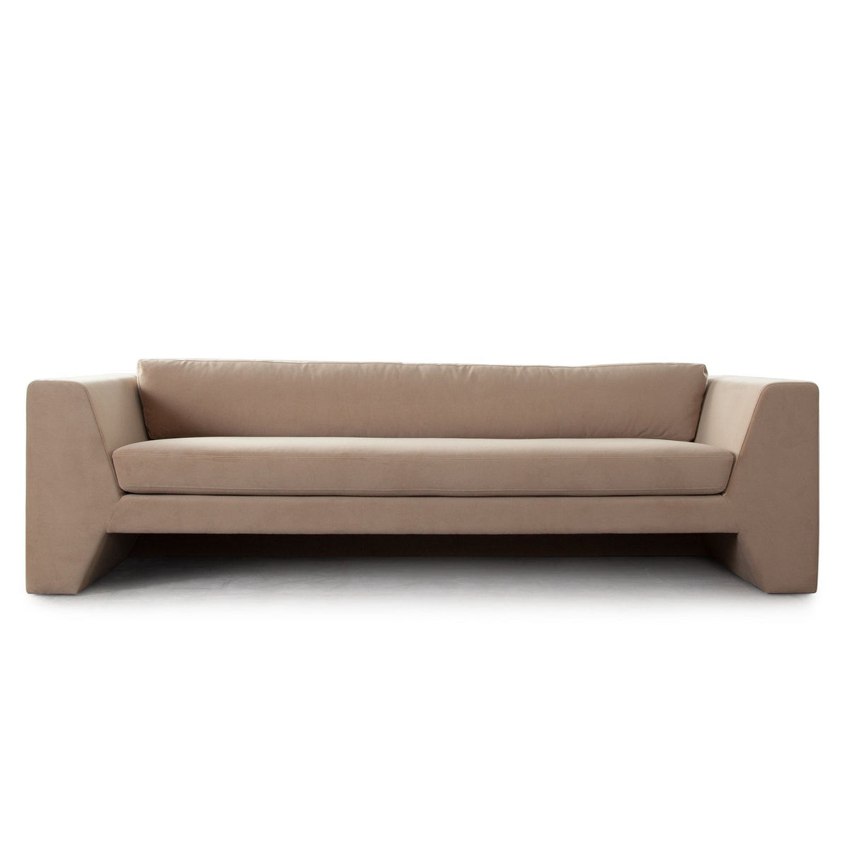 Rift Sofa in Camel Performance Velvet