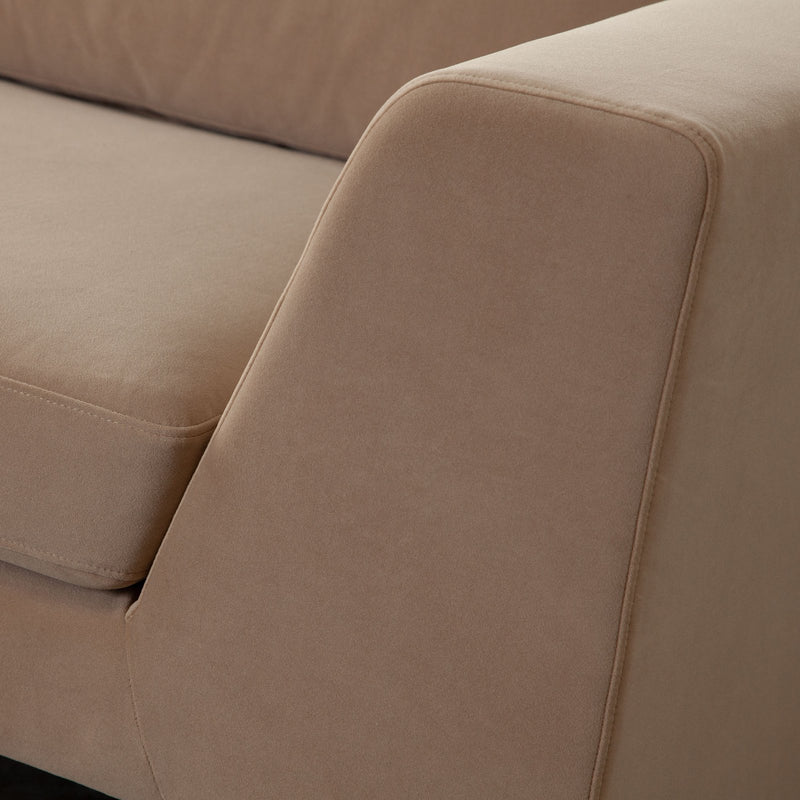 Rift Sofa in Camel Performance Velvet