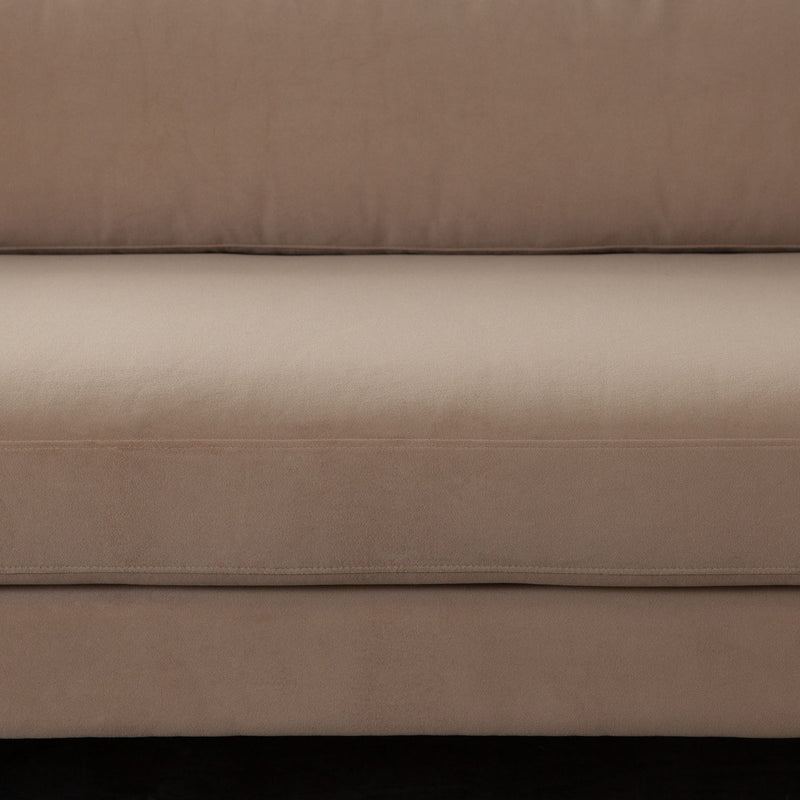 Rift Sofa in Camel Performance Velvet