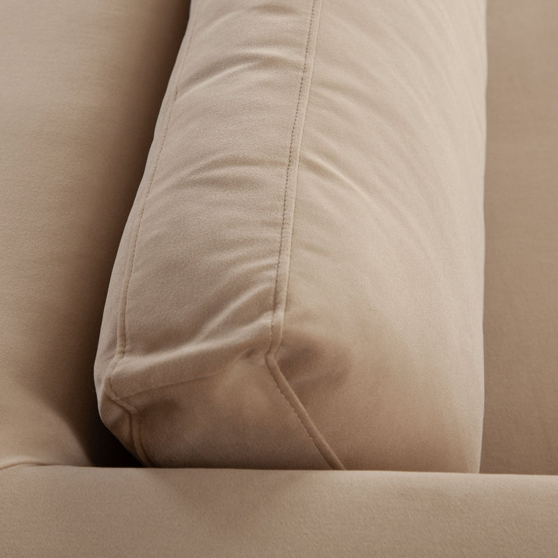Rift Sofa in Camel Performance Velvet